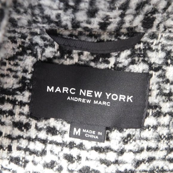 NWOT Andrew Marc "Bellerose" Fringe Wool-blend Timeless Car Coat - Picture 10 of 11